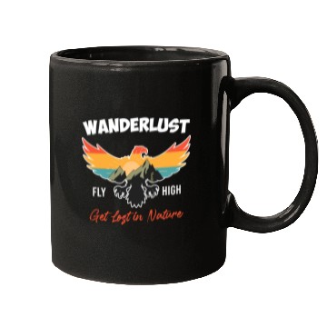 Discover Wanderlust Mountaineer Hiking Mountain love Mugs