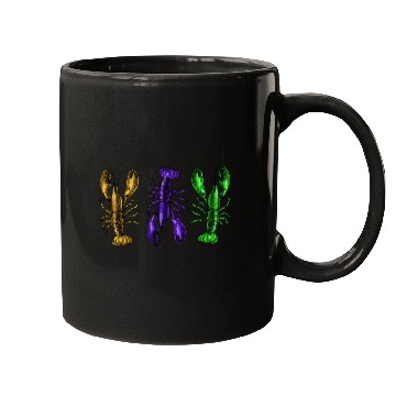 Discover Lobster Mardi Gras Mugs