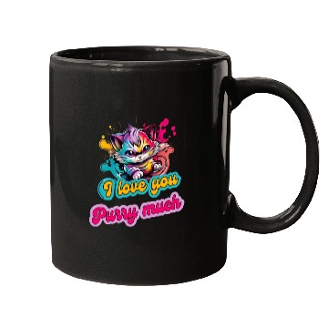 Discover Street Style Cat Graffiti Purry Much Art Mugs