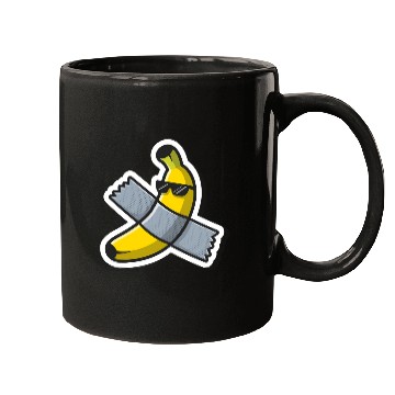 Discover Cute Banana Art Using Glasses Mugs