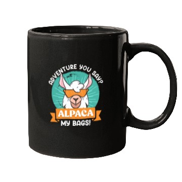 Discover Alpaca my Bags funny Mountaineer Mountain fan Mugs