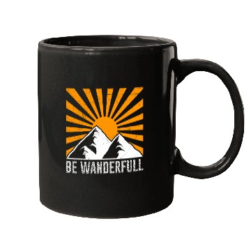 Discover Wanderfull Hiker Mountain fan Wanderlust Mountains Mugs