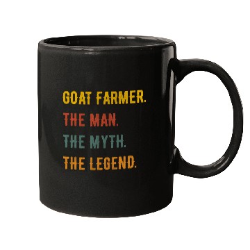 Discover Goat Farmer Man Myth The Legend Mugs