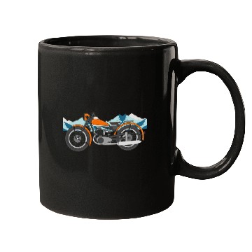 Discover Vintage motorcycle Design Mugs for Men