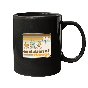 Discover Computer storage evolution Mugs
