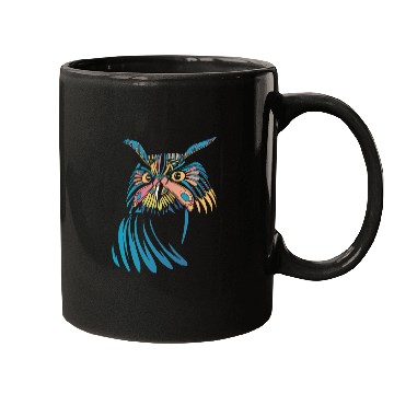 Discover Colorful Owl Bird Nature Mugs