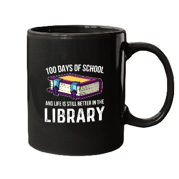 Discover 100 Days Of School Library Student Teacher Mugs