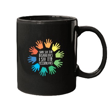 Discover I See Possabilities Special Education Teacher Mugs