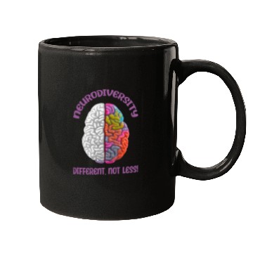Discover "Different, Not Less" Neurodiversity Mugs