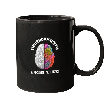 Discover "Different, Not Less" Neurodiversity Mugs