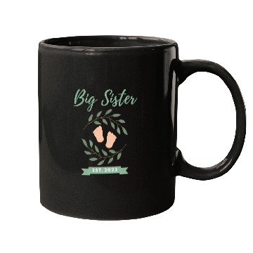 Discover Big Sister Est. 2023 Mugs