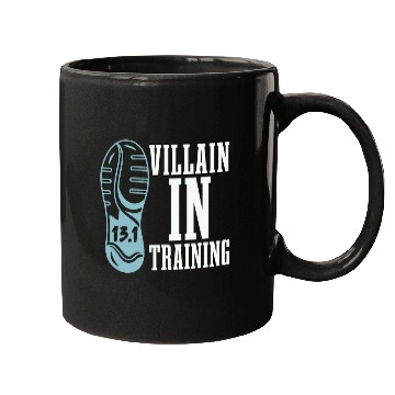 Discover Half Marathon Villain In Training Marathon Runner Mugs