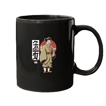 Discover Retro Japan Oyaji Wearing Yukata Mugs