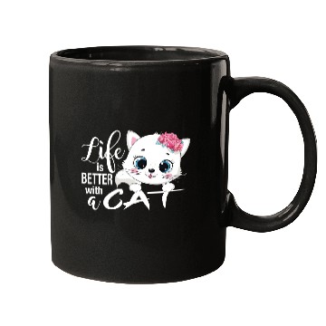 Discover Life Is Better With A Cat I Sweet Cat Mugs