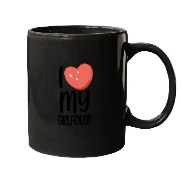 Discover I love my girlfriend Mugs