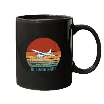 Discover Retro Small Aircraft - High Maintenance Mugs