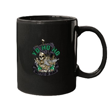 Discover Yo ho ho and a bottle of rum! - Pirate Mugs