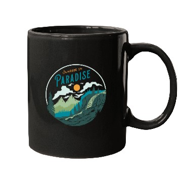 Discover Sunrise in Paradise Mugs