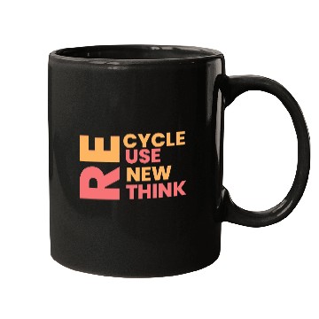 Discover Re cycle use new think Mugs