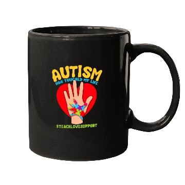 Discover Autism Has Touched My Life Autism Teacher Mugs