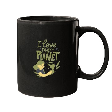 Discover Earth Day I Love My Planet Pro Environment Nature Mugs