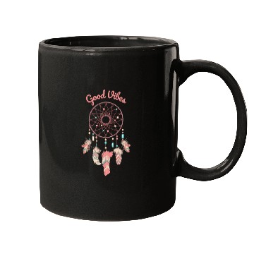 Discover Black Illustrated Good Night Mugs