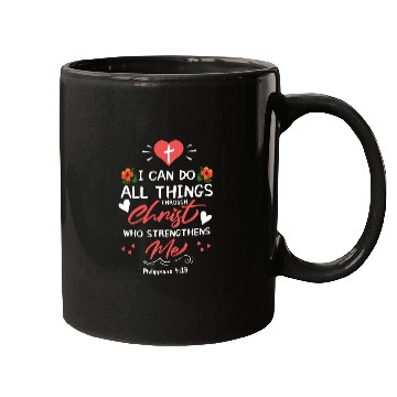 Discover I Can Do All Things Christ Bible Verse Christian D Mugs