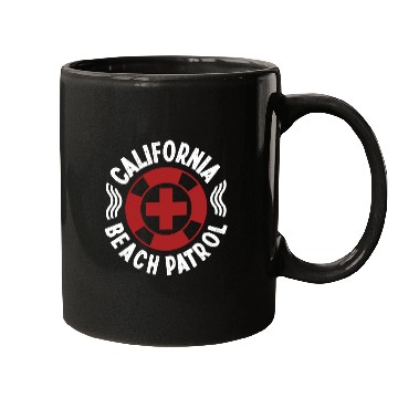 Discover Lifeguard california beach patrol pool guard Mugs