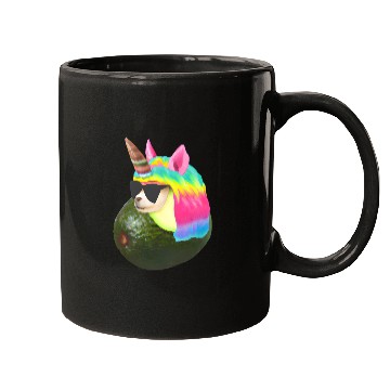 Discover Happy unicorn avocado Mugs