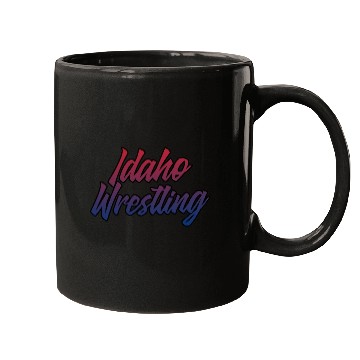 Discover Idaho Wrestling (USA Colors) Mugs