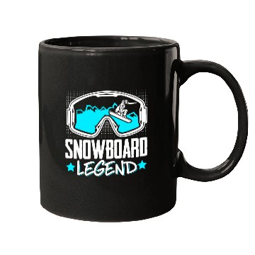 Discover Snowboarding Snowboard Legend Mugs