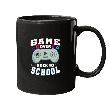 Discover Game Over Gaming Controller Back To School Mugs
