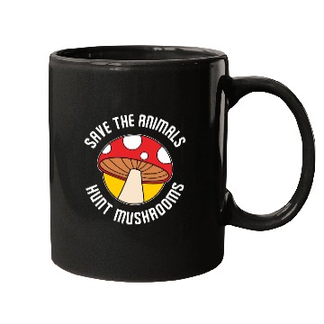 Discover Save The Animals Hunt Mushrooms Morel Mushroon Mugs