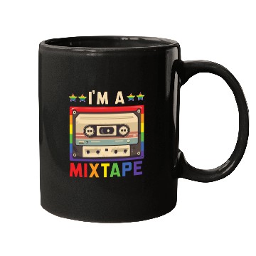 Discover I'm A Mixtape Rainbow Pride Month LGBTQ Gay Pride Mugs