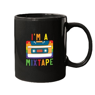 Discover I'm A Mixtape Rainbow Pride Month LGBTQ Gay Pride Mugs