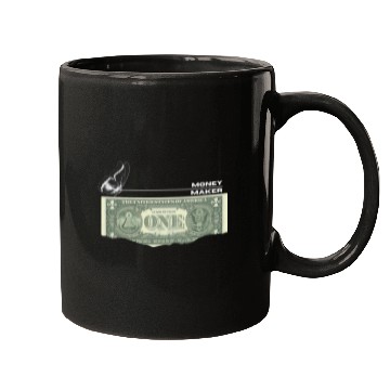 Discover Black Vintage Money Mugs