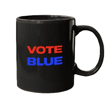 Discover Vote Blue Democratic Party Liberal Voting Mugs