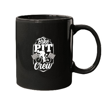 Discover Bike Pit Crew Bicycle Bike Race Cycling Racing Mugs