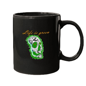 Discover life is green Mugs