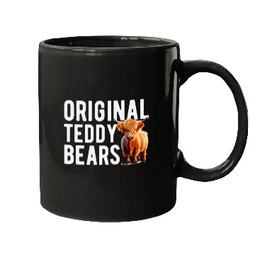 Discover Original Teddy Bears Highland Cow Scottish Cattle Mugs