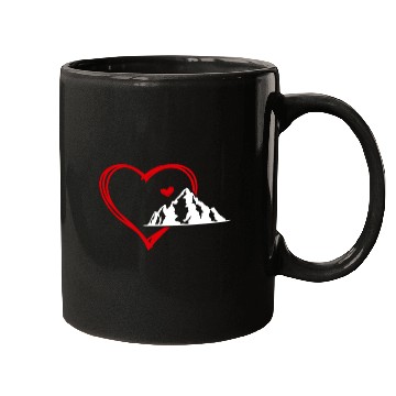 Discover Mountain love Wanderlust Mountains Hiker Summit Mugs
