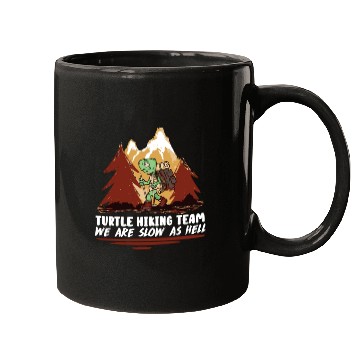 Discover Turtle Hiking Team Mountain lover Wanderlust Mugs