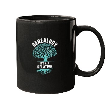 Discover Genealogy It's All Relative Genealogist Mugs