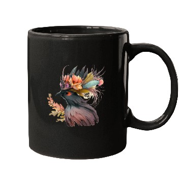 Discover Cute Bird Of Paradise Bird Flower Crown Pet Birds Mugs