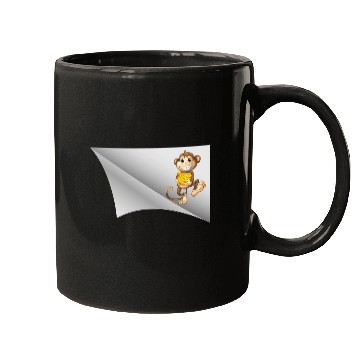 Discover the monkey under the patch Mugs