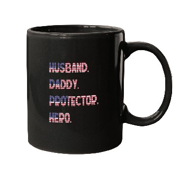 Discover Husband Daddy Protector Hero Mugs