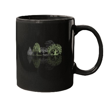 Discover Forest Reflection Nature Trees Woods Mugs