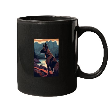 Discover Belgian Malinois Nature Mugs