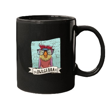 Discover Owlgebra Owl Nerd Math Teacher Mugs