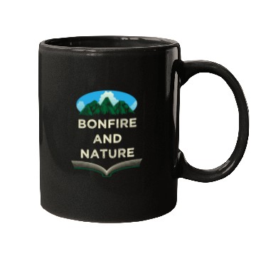 Discover Bonfire and Nature Camping Wildlife Camper Outdoor Mugs